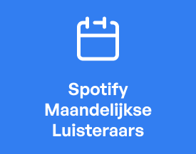Spotify Maandelijkse Luisteraars