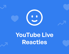 YouTube Live Reacties